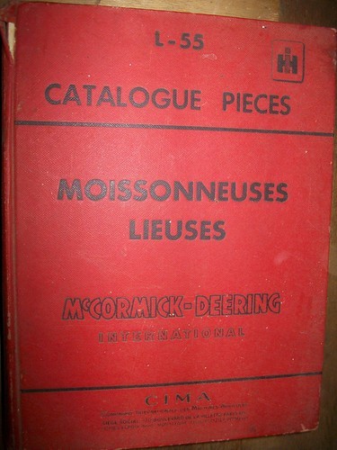 Cormick moissonneuses - ih, mc