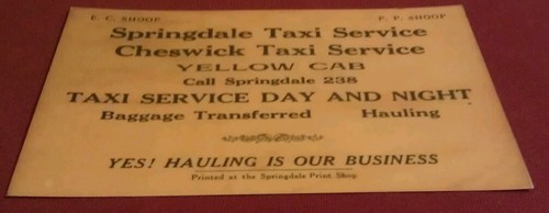 1927 shoop yellow cab taxi - 1927,