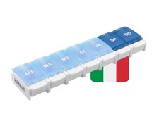 Pilulier Semaine 7 Jours, Italien, Grande Capacité