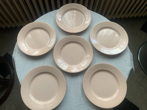 Assiettes plates digoin - plates,