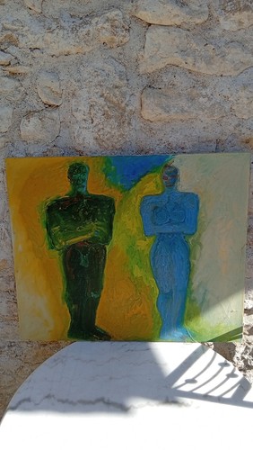 Tableau huile sur - huile,