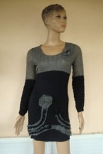 ROBE TUNIQUE PULL ET DENTELLE