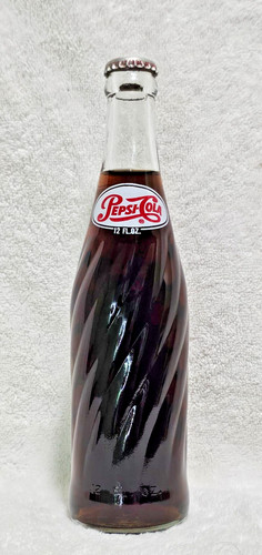 Pepsi cola 12oz full bottle - pepsi,