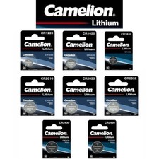 Pile Camelion au choix CR1220 CR1620 CR1632 CR2016 CR2025 CR2032 CR2430 CR2450