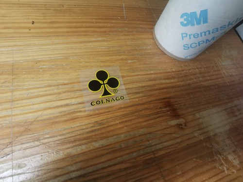Colnago logo black yellow