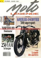 MOTO LEGENDE   3 NORTON 99 Dominator YAMAHA 250 YD KOEHLER ESCOFFIER ITOM Astor