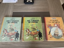 5 livres de Tintin anciens
