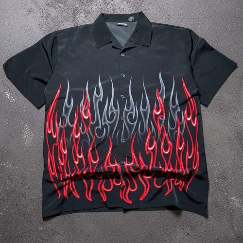 Vintage odo flame - vintage, button