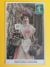 CPA Fantaisie Fleurs 1er MAI