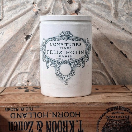 Ancien pot confitures fines - «,
