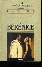 RACINE/ULB BERENICE (Ancienne Edition) - Racine, Jean