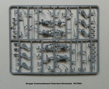 VICTRIX Grappe Commandement Normands XI° Siècle Figurines 28mm plastique