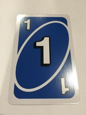 CARTES BLEU PIÈCE DÉTACHÉE JEU DE SOCIÉTÉ UNO MATTEL GAMES
