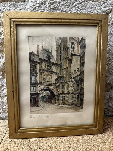 Gravure rouen grosse - gravure, la