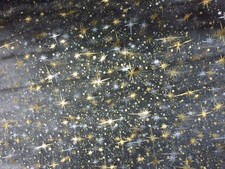 Tissu Organza ETOILES NOEL au