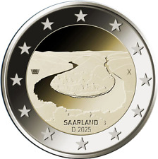 Allemagne 2 euro 2025 - Boucle de la Sarre - Saarland - Atelier Munich D UNC