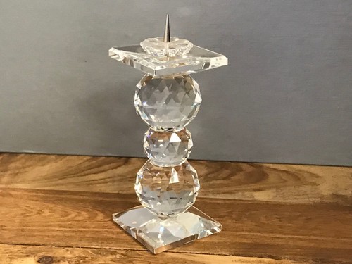 Figurine swarovski bougeoir - swarovski,