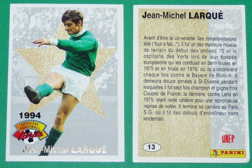 Football card panini 1994 - football,