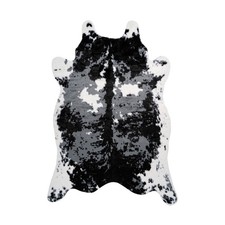 Tapis imitation peau vache - imitation, de