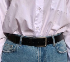 Ceinture femme large cuir de