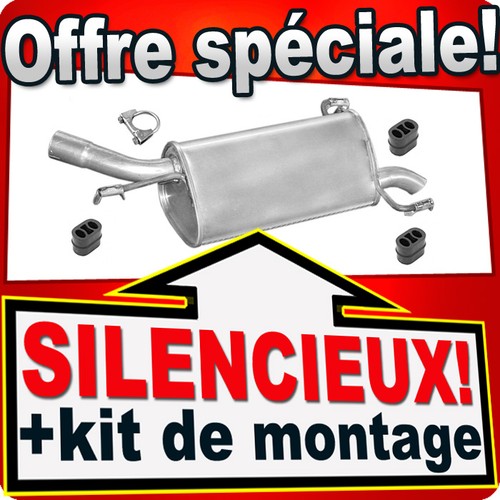 Silencieux arriere pour opel - silencieux,