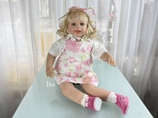 Poupée d'artiste poupée Monika Levenig poupée en vinyle 90 cm. Bon état