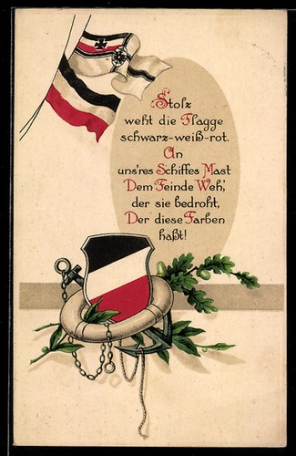 Carte postale drapeaux - carte,