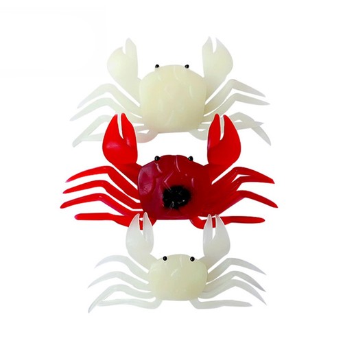 1pcs pvc pêche crabes souple - 1pcs,