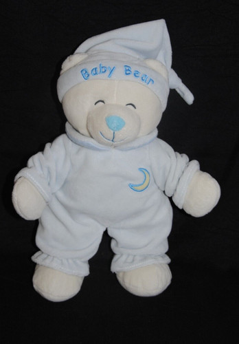 Doudou ours bleu baby - 🐻,