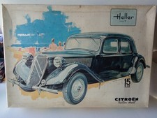 HELLER  1/8 CITROEN TRACTION AVANT 15 SIX MAQUETTE A MONTER COMPLETE SOUS SACHET