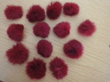 LOT DE POMPONS FOURRURE 