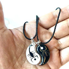 Real Scorpion In Resin Yin