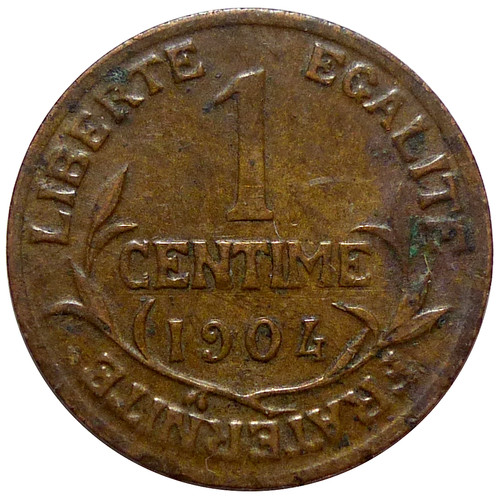Centime daniel dupuis - dupuis, 1904