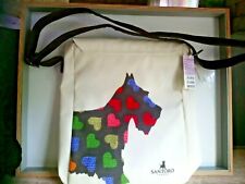 Sac bandoulière motifs chiens