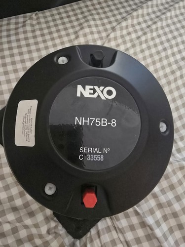 Nexo nh75b speaker driver - nexo,
