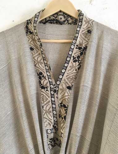 Vintage kaftan long soie - vintage,