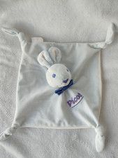 DOUDOU LAPIN PICOT bleu et