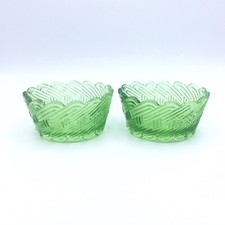 Paire de coupelles verre