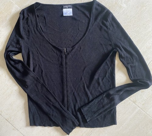 Gilet noir chanel 40 - noir, t.40