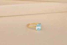 Moderne Aigue-Marine Bague