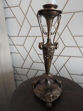 bougeoir chandelier ancien  régule bougie porte flambeau chandelier signé EMPIRE