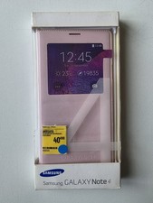 Samsung Original S View Cover Etui avec rabat pour Samsung Galaxy Note 4 rose