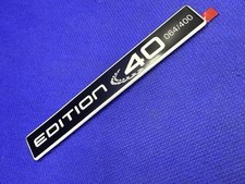 Logo Badge Emblème GOLF ÉDITION 40 Club Sport GTI Original Neuf Limitée RARE