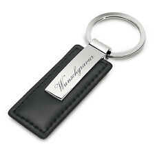 Porte-Clés en Cuir Et Métal