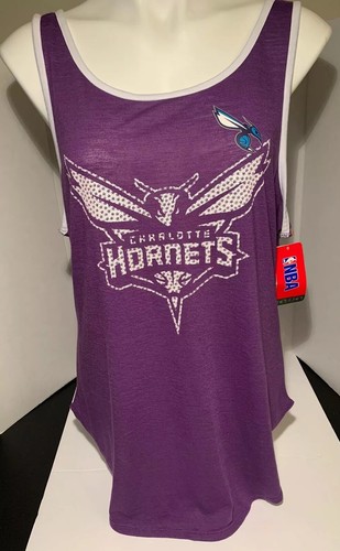 Charlotte hornets purple tank - hornets,