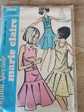 PATRON VINTAGE Marie-Claire -Vintage French ROBE POP ROCK 38 AU 46