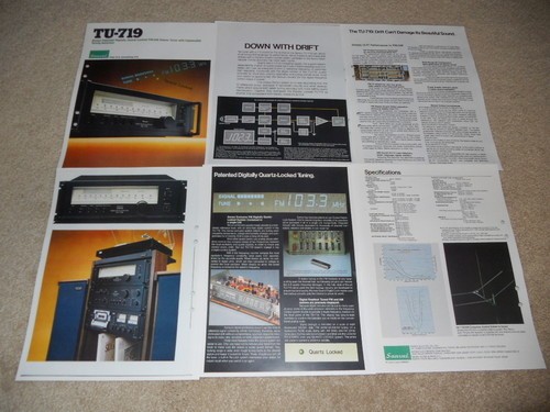 Sansui tuner brochure 719 - sansui, tu-719