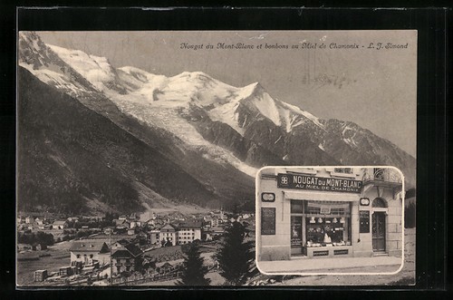 Cpa chamonix nougat - cpa, chamonix,