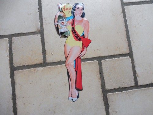 Tôle publicitaire any pin up - tôle,