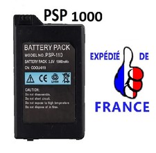 Batterie pour Sony PSP 1000 - 1004 (pas Slim & Lite) 1800 mah Fat battery